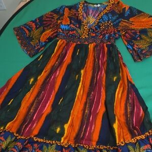 Live 4 Truth Colorful Patterned Dress